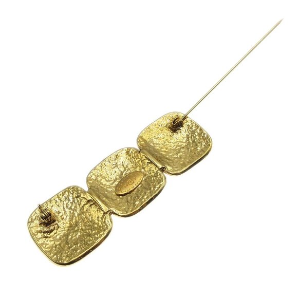 Chanel Triple CC Brooch Pin Gold 94P 56448 - Picture 5 of 5